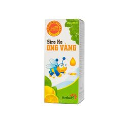 Siro ho Ong Vàng - Hỗ trợ làm ấm, sạch họng, giảm ho (Hộp 1 chai 100ml)