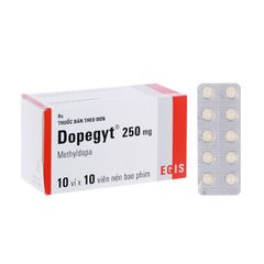 Dopegyt 250mg - Điều trị tăng huyết áp (Hộp 10 vỉ x 10 viên)