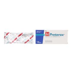 Bi Preterax 4mg/1.25mg - Điều trị tăng huyết áp (Hộp 1 vỉ x 30 viên)