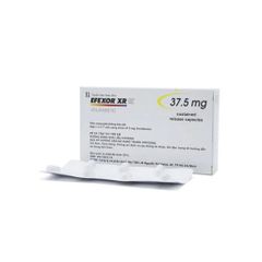 Efexor XR 37.5mg - Điều trị rối loạn trầm cảm, rối loạn lo âu toàn thể, rối loạn lo âu xã hội (Hộp 1 vỉ x 7 viên nang phóng thích kéo dài)