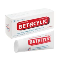 Betacylic - Trị bệnh vẩy nến, viêm da dị ứng, eczema (Hộp 1 tuýp x 15g)