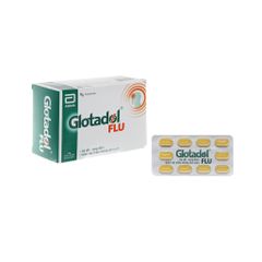 Glotadol Flu - Điều trị cảm cúm, cảm lạnh (Hộp 10 vỉ x 10 viên)