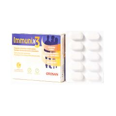 Thực phẩm bảo vệ sức khỏe Otosan Srl Immunix 3 Tab Chew - Hỗ trợ tăng cường sức đề kháng,tăng cường sức khỏe (Hộp 2 vỉ x 10 viên)