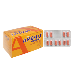 New Ameflu Day Time + C -  Giảm cảm cúm, tăng cường vitamin C (Hộp 10 vỉ x 10 viên)