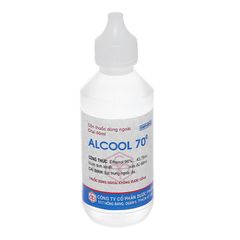 Alcool 70 - Sát trùng ngoài da (Chai 60ml)