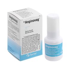 Anginovag - Hỗ trợ điều trị các bệnh lý viêm amidan, viêm hầu họng, viêm thanh quản (Hộp 1 lọ 10ml và một đầu phun)
