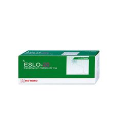 Eslo-20mg - Điều trị rối loạn trầm cảm nặng, rối loạn lo âu toàn thể, rối loạn ám ảnh cưỡng chế (Hộp 3 vỉ x 10 viên)