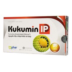 Kukumin IP - Hỗ trợ điều trị viêm loét dạ dày (Hộp 2 vỉ x 10 viên)