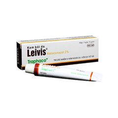 Leivis 2% - Giúp điều trị nhiễm nấm ngoài da (Hộp 1 tuýp 10g)
