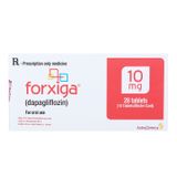 Forxiga 10mg - Điều trị đái tháo đường type 2 (Hộp 2 vỉ x 14 viên)