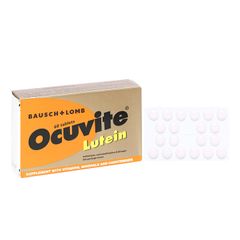 Ocuvite Lutein - Bổ dưỡng mắt, ngừa thoái hóa hoàng điểm (Hộp 3 vỉ x 20 viên)