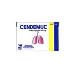 Cendemuc 200 mg - Thuốc tiêu nhầy chỉ định trong viêm phế quản cấp và mạn tính (Hộp 20 gói x 1,5g)