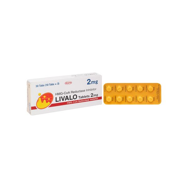 Livalo Tablets 2mg Trị rối loạn lipid máu (Hộp 3 vỉ x 10 viên) Nhà