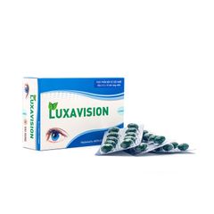 Thực phẩm bảo vệ sức khoẻ LUXAVISION - Bổ sung dưỡng chất cho mắt (Hộp 3 vỉ x 10 viên nang mềm)