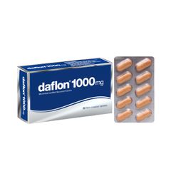 Daflon 1000mg - Điều trị triệu chứng thực thể liên quan đến trĩ cấp (Hộp 3 vỉ x 10 viên)