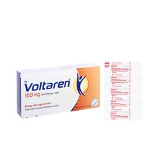 Voltaren 100mg - Điều trị các dấu hiệu và triệu chứng của viêm xương khớp và viêm khớp dạng thấp (Hộp 1 vỉ x 5 viên)