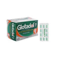 Glotadol F - Điều trị cảm cúm, cảm lạnh (Hộp 10 vỉ x 10 viên)