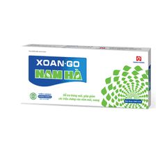 Viên ngậm Xoan-go Nam Hà - Hỗ trợ thông mũi và giảm các triệu chứng của viêm mũi, xoang (Hộp 2 vỉ x 9 viên)