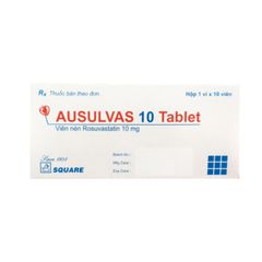 Ausulvas 10 Tablet - Điều trị rối loạn lipid máu (Hộp 1 vỉ x 10 viên)