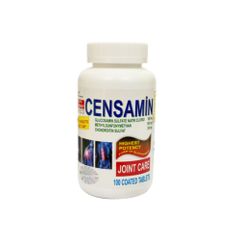 Censamin 100 - Hỗ trợ giảm triệu chứng thoái hóa khớp, đau mỏi khớp (Lọ 100 viên nén bao phim)