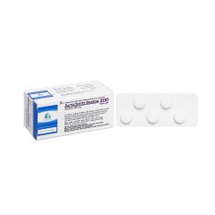 Acyclovir Boston 200 - Phòng và trị nhiễm virus Herpes (Hộp 5 vỉ x 5 viên)