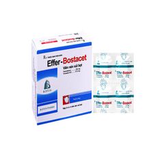 Effer Bostacet - Điều trị các cơn đau từ trung bình đến nặng (Hộp 5 vỉ x 4 viên)