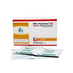 Effer-Paralmax 250mg - Điều trị các chứng đau và sốt từ nhẹ đến vừa (Hộp 5 vỉ x 4 viên)