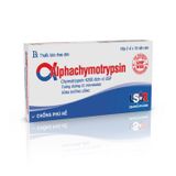 Alphachymotrypsin 4200 - Điều trị phù nề sau chấn thương, phẫu thuật, bỏng (Hộp 2 vỉ x 10 viên)