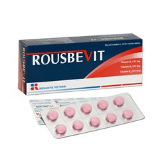 Rousbevit - Điều trị các triệu chứng đau hệ thống thần kinh (Hộp 5 vỉ x 10 viên)