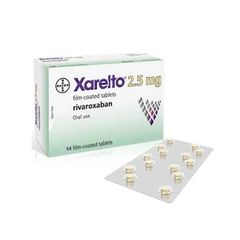 Xarelto 2,5mg - Dự phòng và điều trị huyết khối (Hộp 1 vỉ x 14 viên)