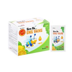 Siro ho Ong Vàng - Hỗ trợ làm ấm, sạch họng, giảm ho (Hộp 30 gói x 5ml)