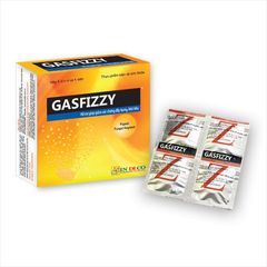 Gasfizzy - Viên sủi hỗ trợ giúp giảm các triệu chứng đầy bụng, khó tiêu (Hộp 5 vỉ x 4 viên)