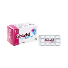 Glotadol Extra - Giảm các cơn đau nặng, hạ sốt (Hộp 10 vỉ x 10 viên)
