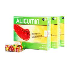 Thực phẩm bảo vệ sức khỏe Alicumin - Hỗ trợ chống oxy hóa và giúp giảm cholesterol máu (Hộp 3 vỉ x 10 viên)