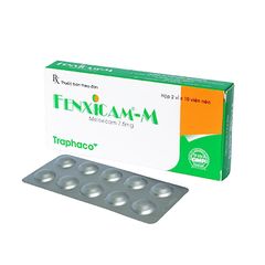 Fenxicam- M 7.5mg - Điều trị viêm xương khớp, viêm khớp dạng thấp ở người lớn (Hộp 2 vỉ x 10 viên)