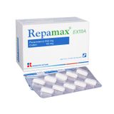 Repamax ® Extra - Điều trị các triệu chứng sốt và đau nhức từ nhẹ đến vừa (Hộp 10 vỉ x 10 viên)