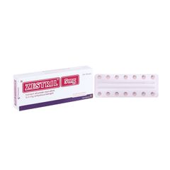 Zestril 5mg - Điều trị tăng huyết áp, suy tim (Hộp 2 vỉ x 14 viên)