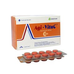 Agi-vitac 500mg - Điều trị bệnh do thiếu vitamin C (Hộp 10 vỉ x 10 viên)