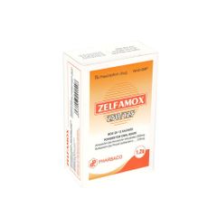 Zelfamox 250/125 - Điều trị nhiễm khuẩn (Hộp 12 gói x 1,2 g)