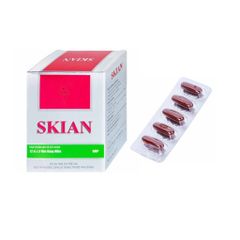 Viên uống bảo vệ sức khoẻ Skian - Giúp chống oxy hoá, làm đẹp da (Hộp 12 vỉ x 5 viên nang mềm)