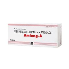 Amlong-A - Điều trị tăng huyết áp (Hộp 10 vỉ x 10 viên)