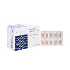 Venlafaxine Stella 37,5mg - Điều trị các cơn trầm cảm nặng, rối loạn lo âu (Hộp 6 vỉ x 10 viên)