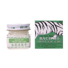 Bạch Hổ Hoạt Lạc Cao - Cao xoa bóp giảm đau nhức mỏi, trị vết côn trùng cắn (Hộp 1 lọ x 20 g)