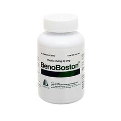 Benoboston - Điều trị triệu chứng viêm mũi dị ứng, mày đay cấp tính (Hộp 1 chai x 500 viên)