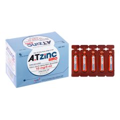 A.T Zinc Siro 10mg/5ml - Bổ sung kẽm, phòng ngừa và điều trị các trường hợp thiếu kẽm (Hộp 30 ống x 5ml)