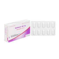 Zentocor 40mg - Điều trị rối loạn lipid máu (Hộp 3 vỉ x 10 viên)