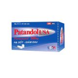 Patandolusa 500mg - Giảm đau, hạ sốt từ nhẹ đến trung bình (Hộp 10 vỉ x 10 viên)