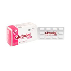 Glotadol 500 - Hạ sốt, giảm đau từ nhẹ đến vừa (Hộp 10 vỉ x 10 viên)