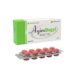 Agimdogyl - Điều trị các nhiễm khuẩn (Hộp 4 vỉ x 10 viên)