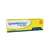 Lysomintusar PP.Pharco - Hỗ trợ làm giảm phù nề, đau rát họng (Tuýp 20 viên ngậm)